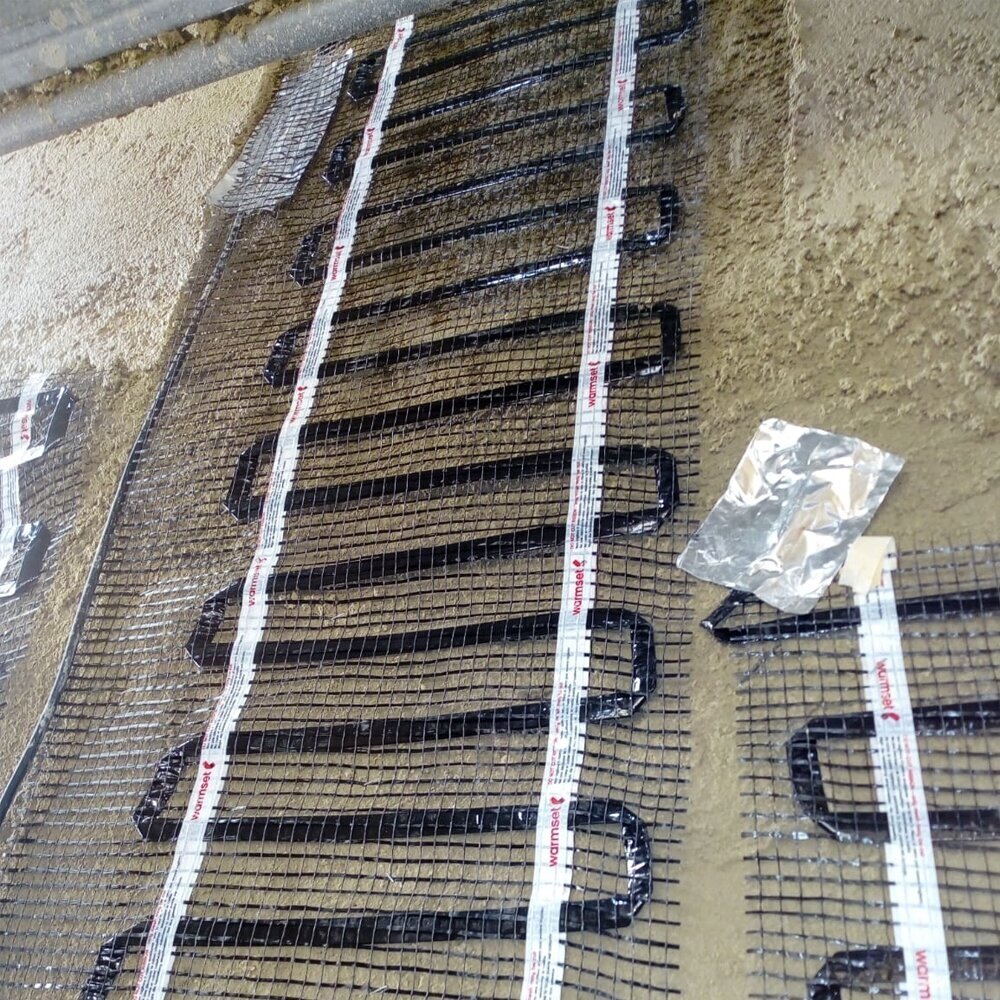 Sieninio šildymo sistema Warmset